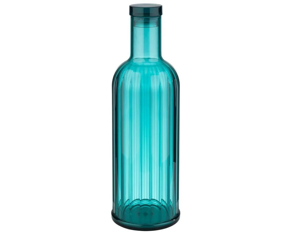 APS Flasche Stripes 1 Liter, Blau