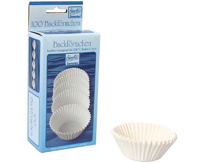 DEMMLER Diplomat-Kapseln 5x2,5cm 5012122024 weiss 200 Stück