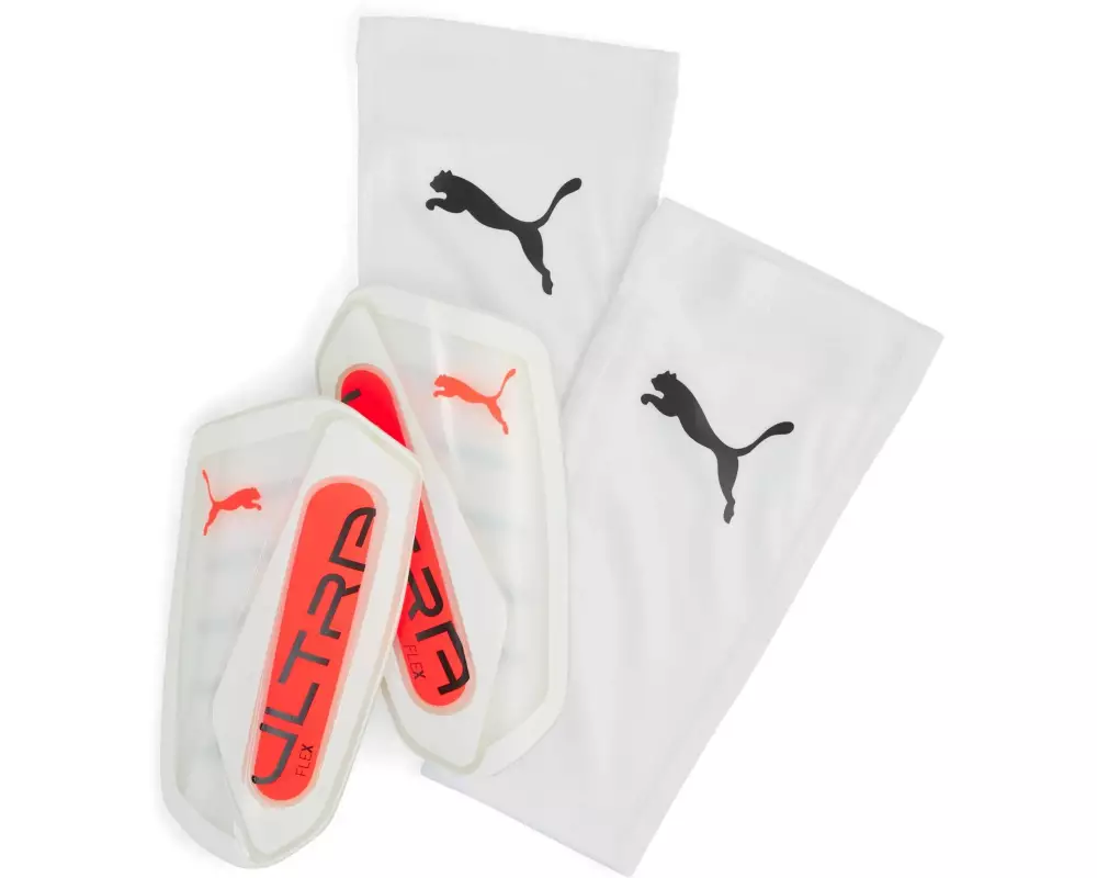 PUMA Shinguards Ultra Flex Sleeve XS, Weiss