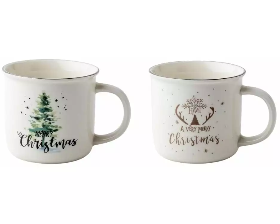 Dameco Kaffeetasse XMAS 2 Stück, 355 ml