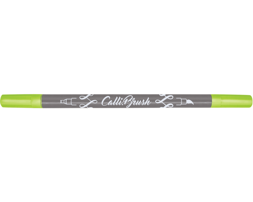 ONLINE Callibrush Pen Double Tip 2mm 19057/6 Fluo Green
