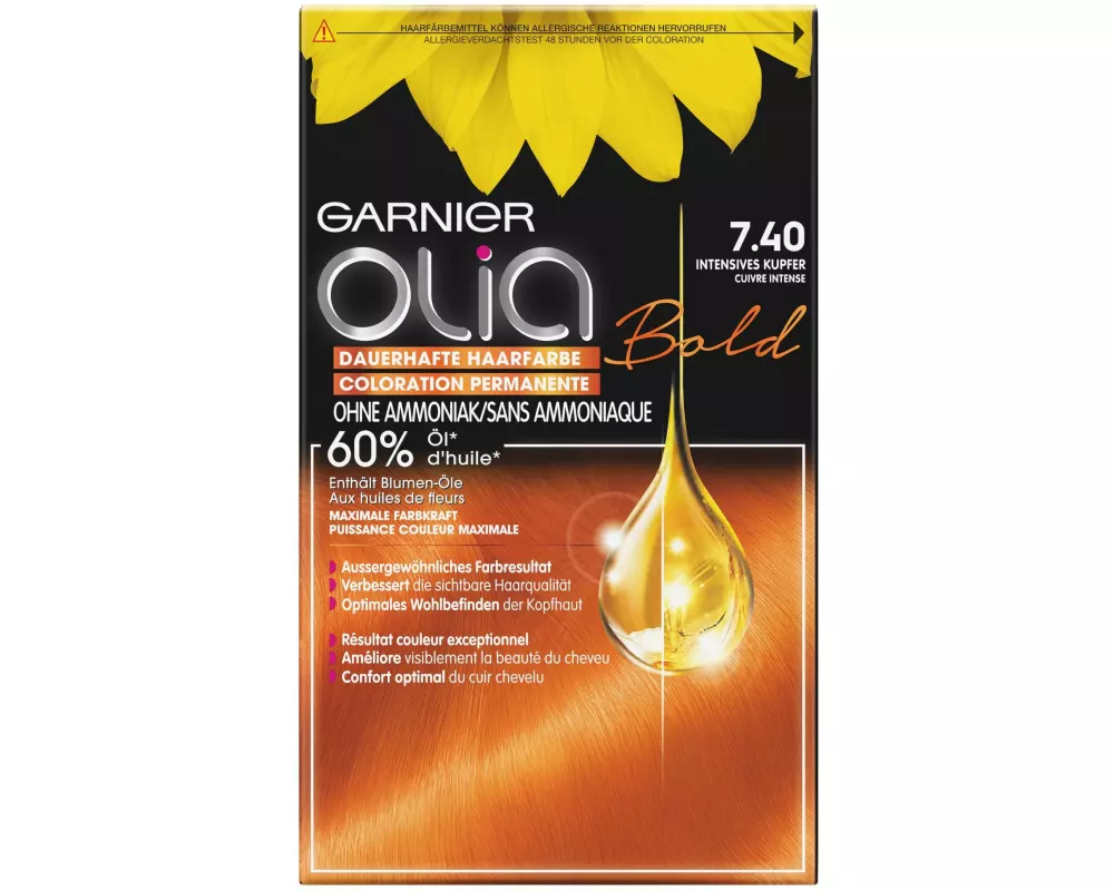 Garnier Haarcoloration Olia 7.40 Intensives Kupfer