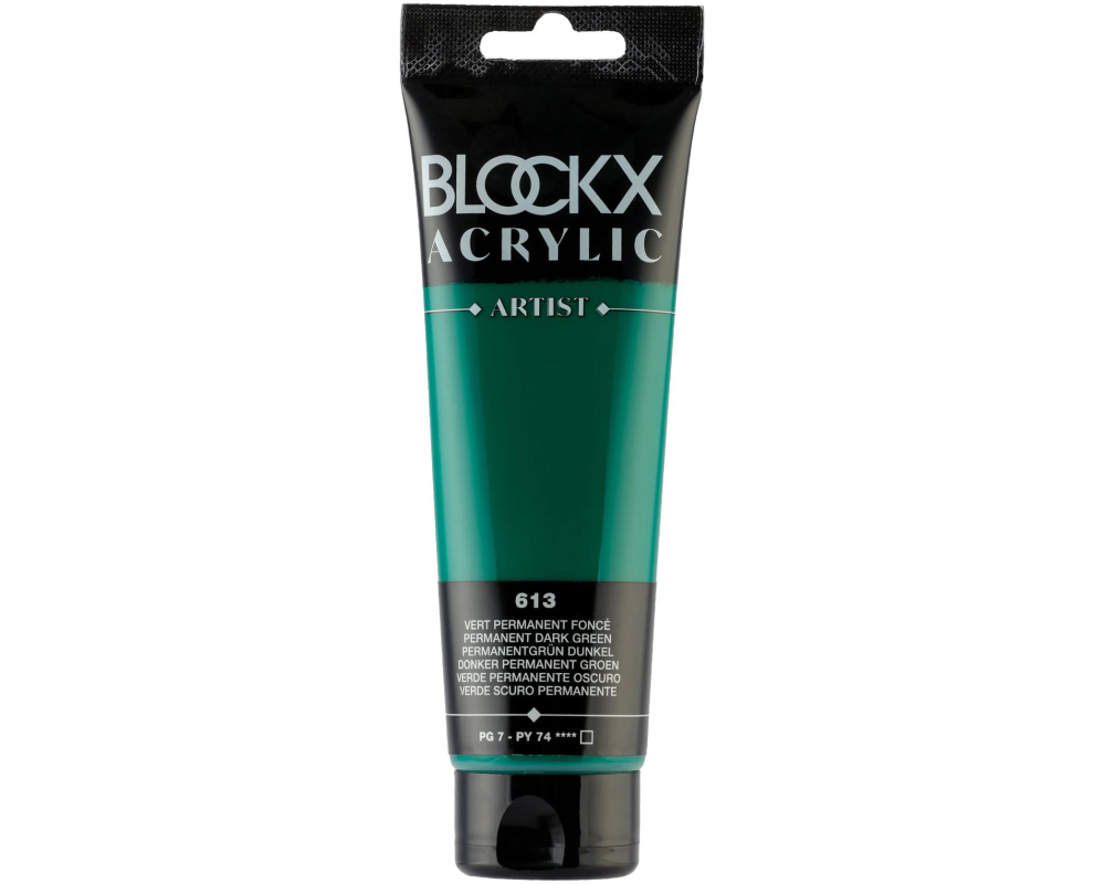 BLOCKX Acrylfarbe 120ml 60613BXC permanentgrün dunkel