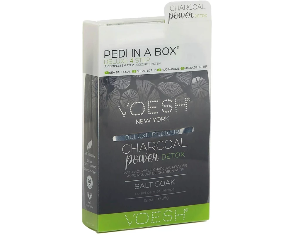 voesh new york Pedi in a Box Charcoal Power Detox 35 g