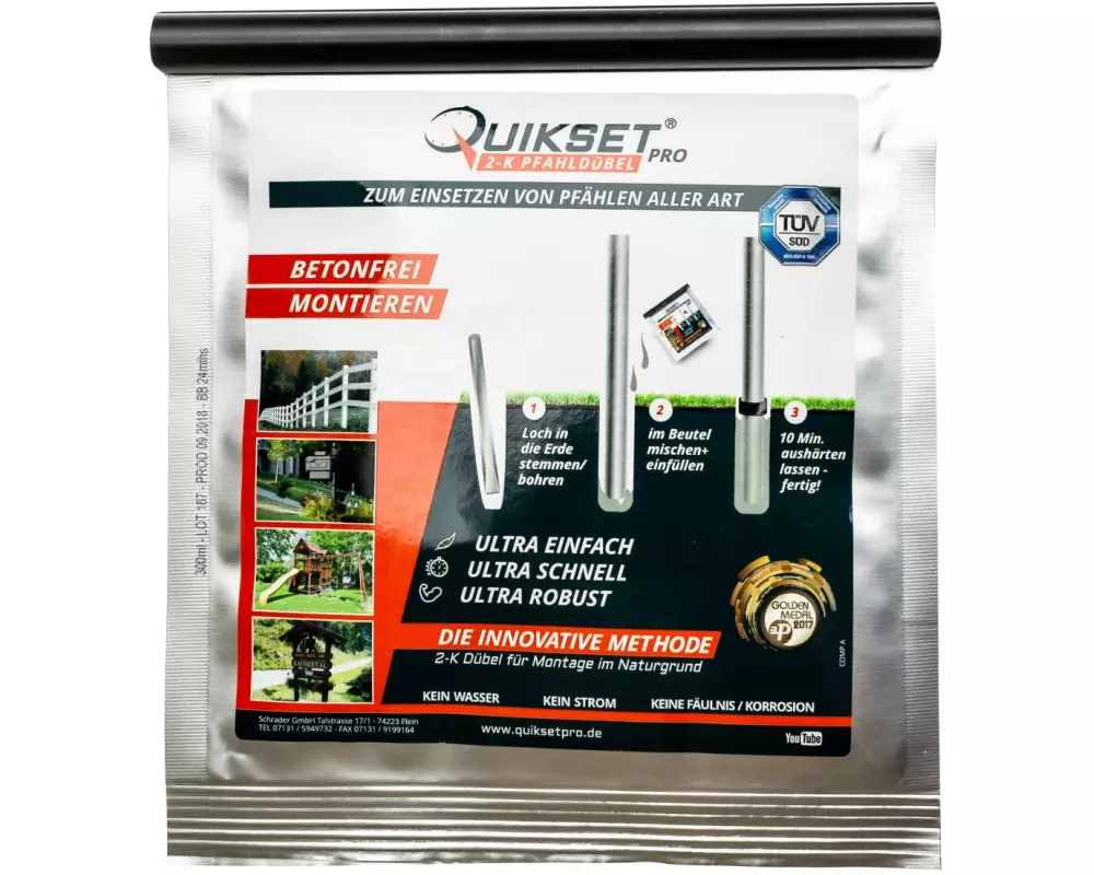 Quikset Pro Pfahldübel, 300 ml