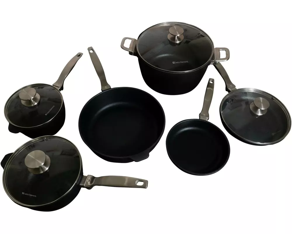 Swiss Diamond Kochgeschirr-Set CXD 10-teilig
