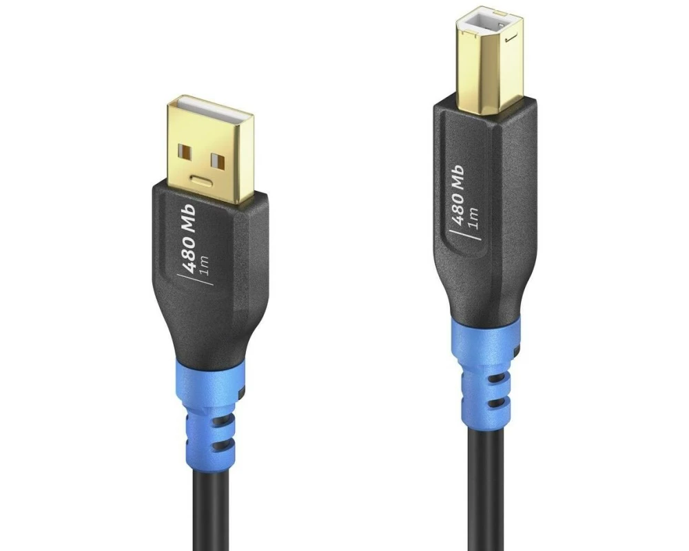 PureLink FlexInstall USB 2.0-Kabel Premium USB-A - USB-B 2 m