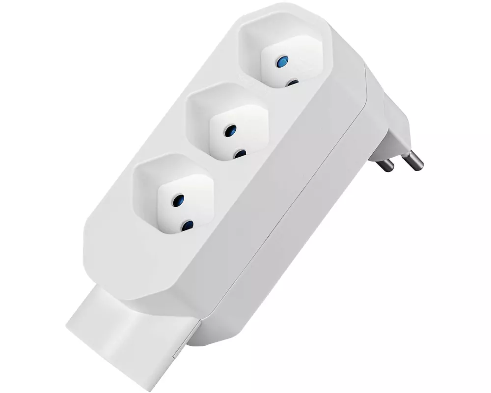 STEFFEN Manta Mehrfachadapter 4xT13 (1x unten) drehbar 4