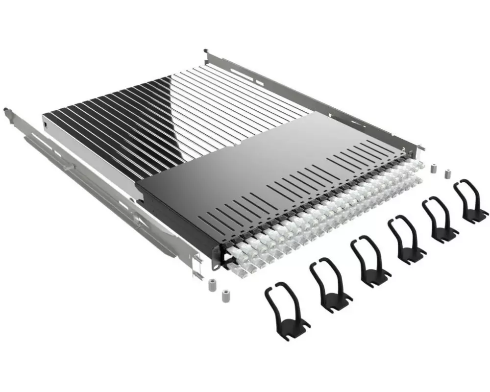 Patchbox PATCHBOX PLUS+ Cat 6A, UTP, 1.8 m, Weiss, 24 Kassetten