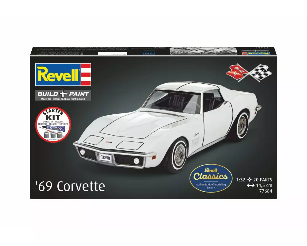 Revell Starter Kit Corvette C3 1:32