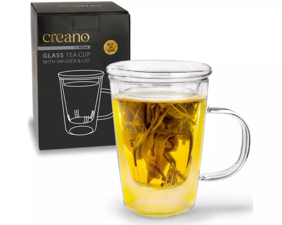 Creano Teeglas All in one 400 ml, 1 Stück, Transparent