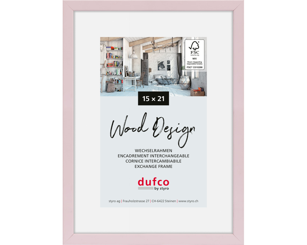 DUFCO Bilderrahmen Hay 15x21cm 1610.81082 hellrosa