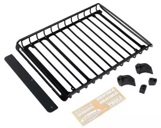 RC4WD Modellbau-Dachträger aus Stahlrohr TRX-4 21 Bronco, Schwarz