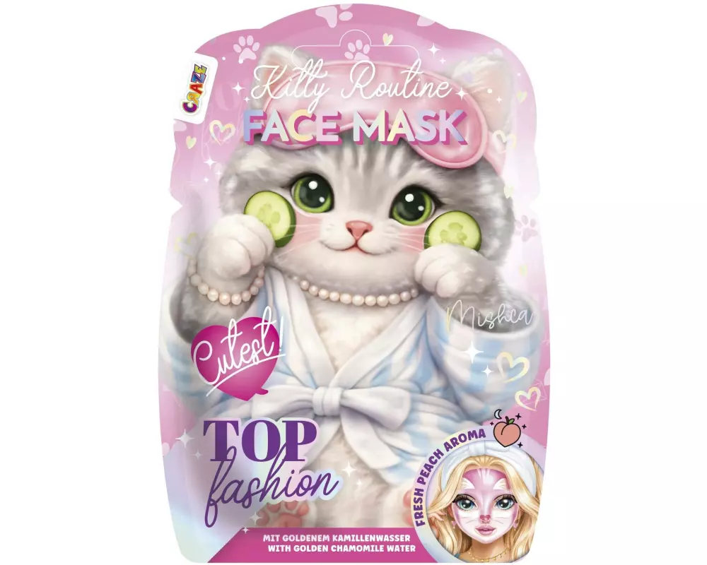 Craze CRAZE Top Fashion Gesichtsmaske Pfirsich Pfirsich