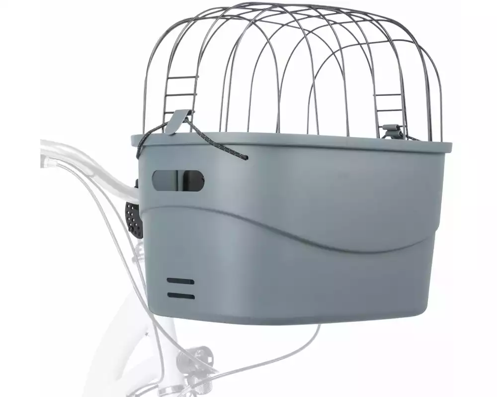 Trixie Fahrradkorb Grau 42 × 39 × 30 cm, max. 5 kg