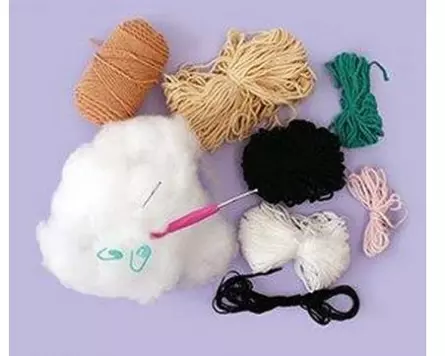 Graine Créative Häkelset Amigurumi Affe Nori Braun 10 cm