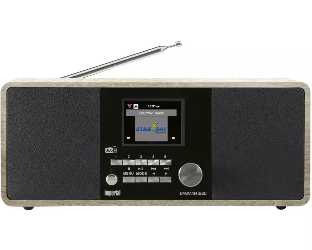 Imperial Internet Radio Dabman i220 Hellbraun