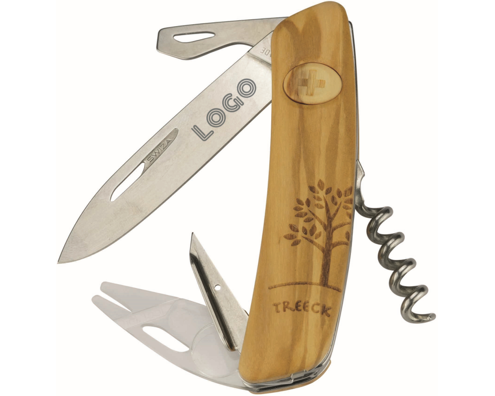 TREECK Taschenmesser Swiza 6603.93 Olivenholz