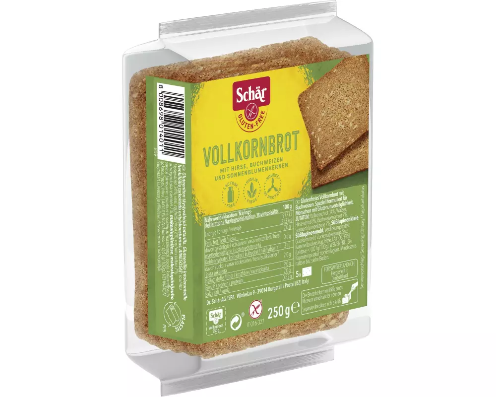 Dr.Schär Vollkornbrot 250 g