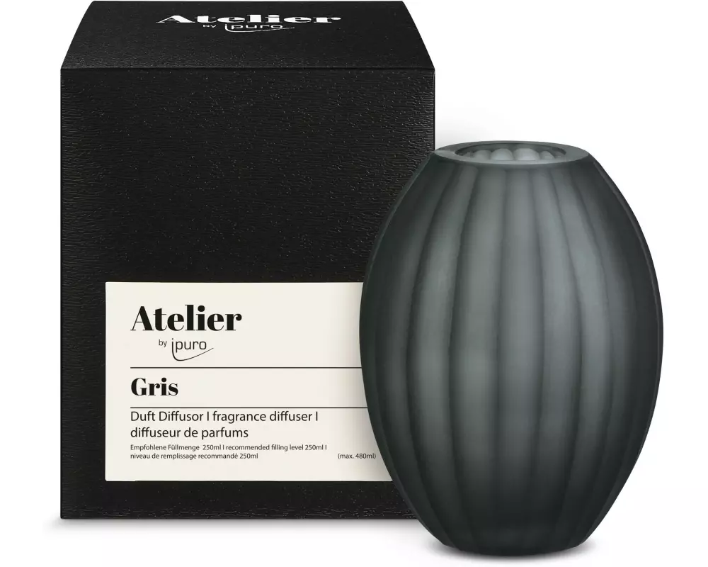 ipuro Raumduft Vase Gris klein Klein, 480 ml