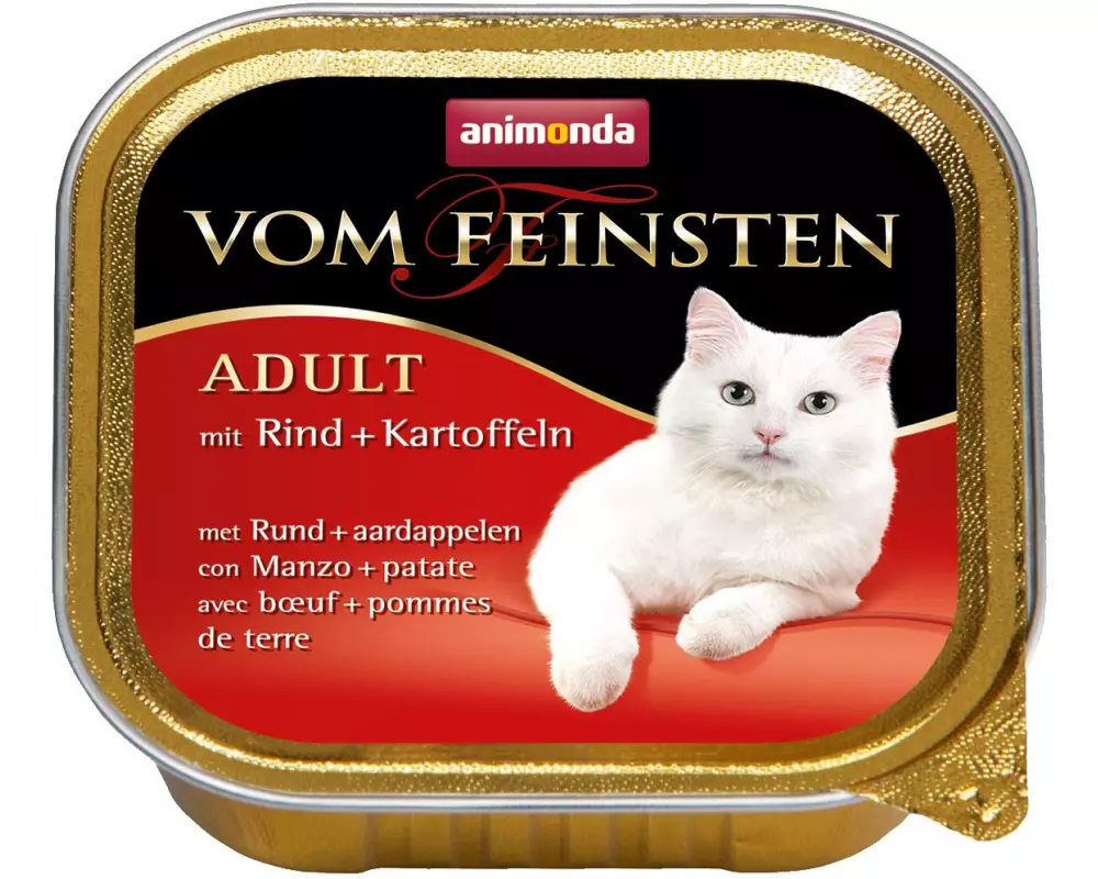 animonda Nassfutter Vom Feinsten Adult Rind & Kartoffel, 100 g