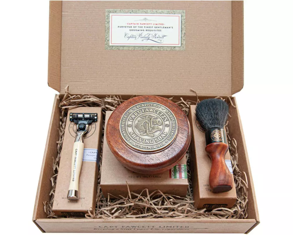 captain fawcett Scapicchio Rasier-Geschenkset