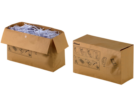 REXEL Abfallsack Recycelbar 32lt 2102505 braun 50 Stück