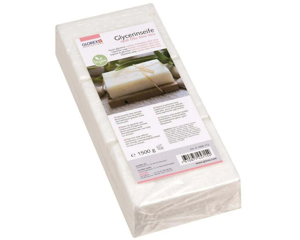 Glorex Glycerinseife Öko Opak, 1500g