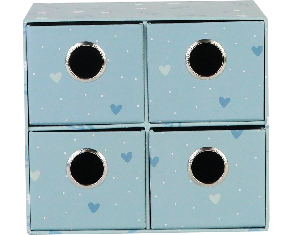 ANCOR Schubladen Box 117943 B'LOG SWEET BLUE 4 Schubladen