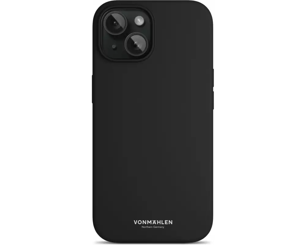 Vonmählen Back Cover Eco Silicone iPhone 15 Plus Black