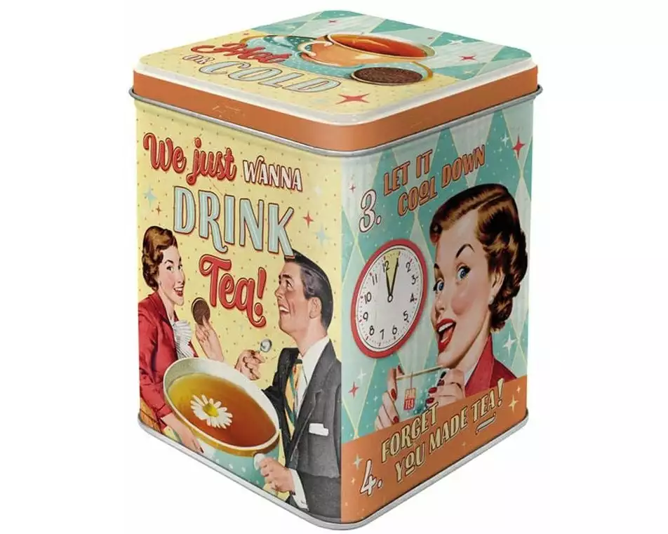 Nostalgic Art Teebeutel-Box Tea & Cookies Mehrfarbig