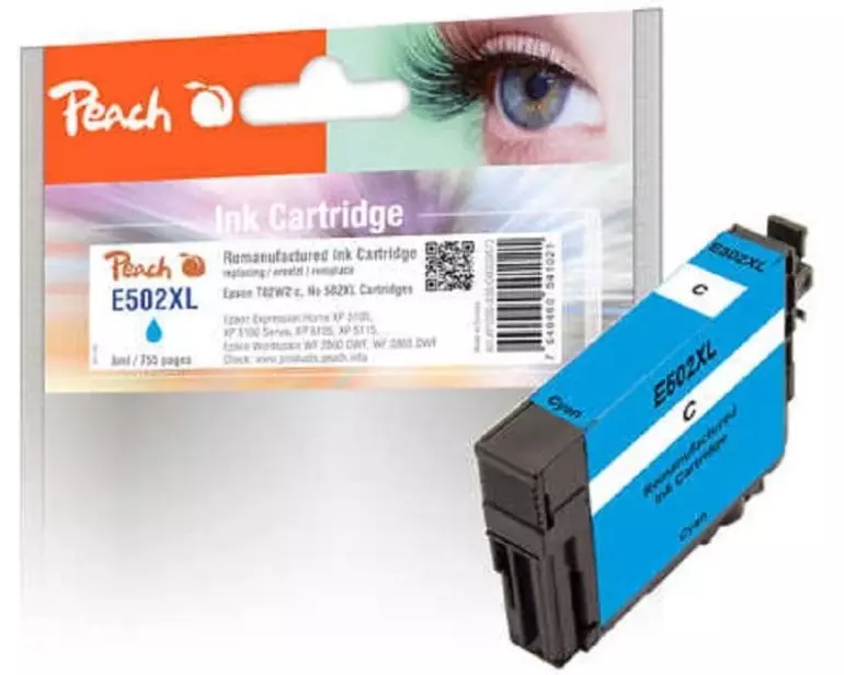 Peach Tinte Epson No 502XL (T02W2) Cyan