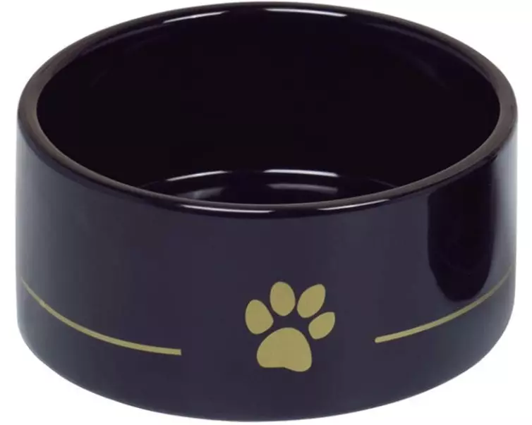 Nobby Keramiknapf Golden Paw, Ø 18, 1.1 I, Schwarz