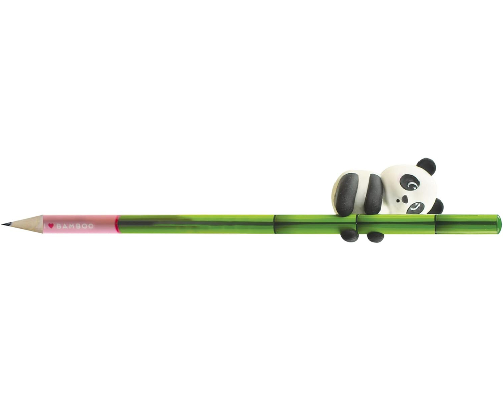 LEGAMI Bleistift mit Radiergummi HB PAN0001 Panda