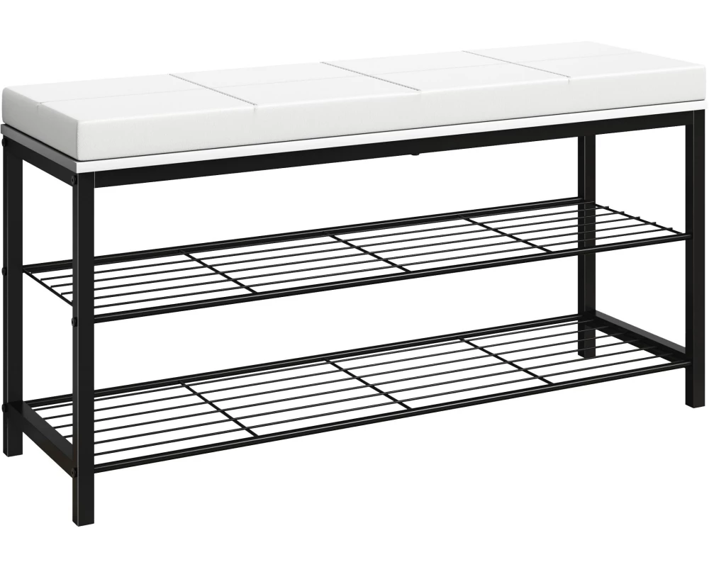 VCM Schuhorganizer Taliro 90 x 48 cm, Schwarz/Weiss