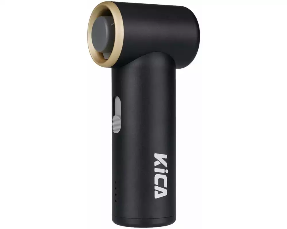 KiCA Jet Fan Mini-Handventilator Schwarz