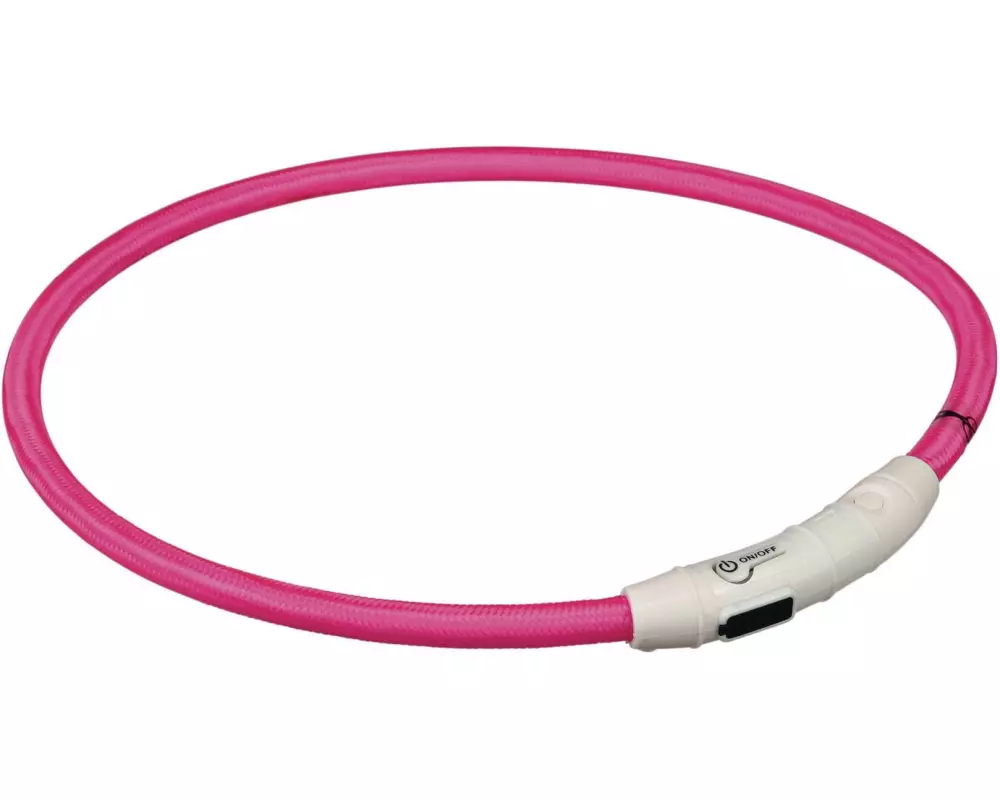 Trixie Leuchtring Safer Life L-XL pink