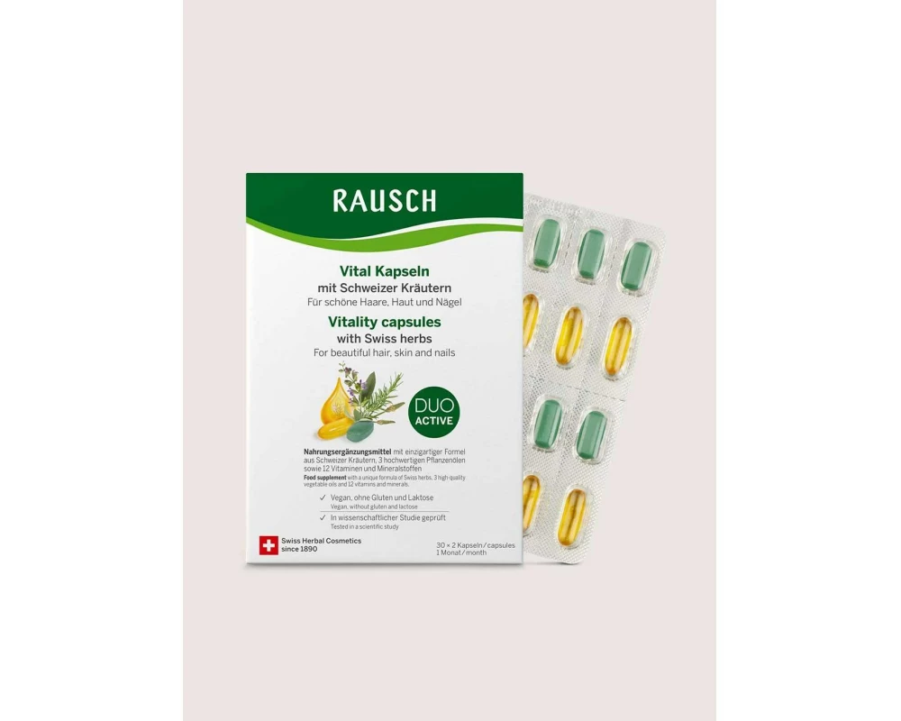 RAUSCH Vital Kapseln Vital Kapseln mit Schweizer Kräutern