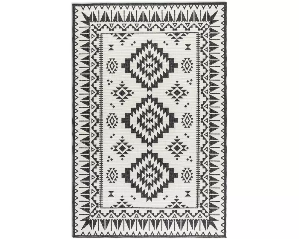 Elle Decoration Teppich Dynamic 120 x 170 cm, Black