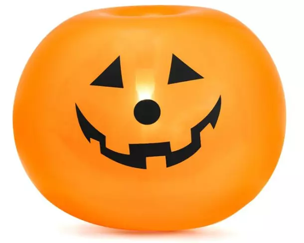 Partydeco Ballons Kürbis, leuchtend, 25 cm, 5 Stück