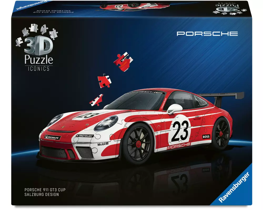 Ravensburger 3D Puzzle Iconics Porsche 911 GT3 Cup