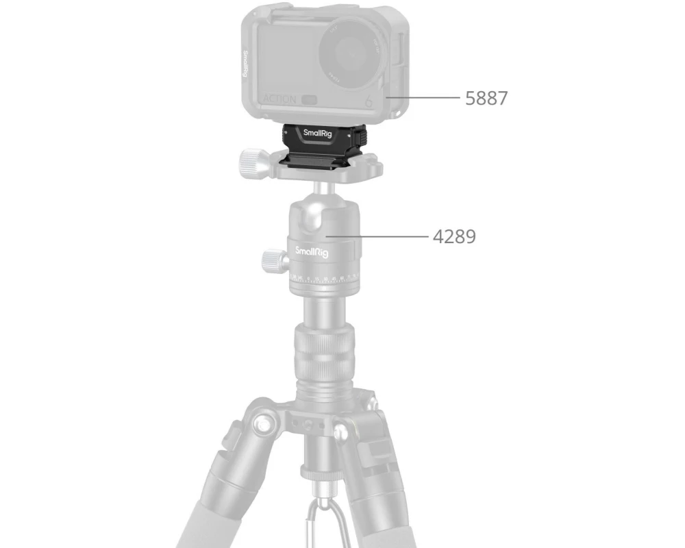 Smallrig Beidseitige Arca-Type Halterung für DJI Osmo Action 6
