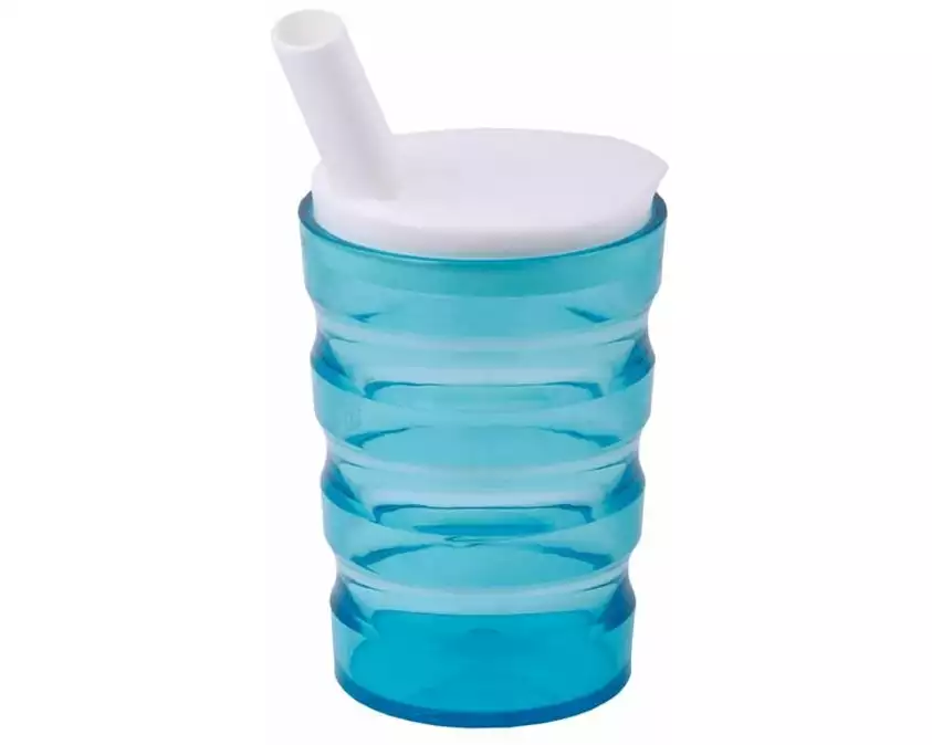 Sundo Rillenbecher auslaufsicher blau, 200 ml