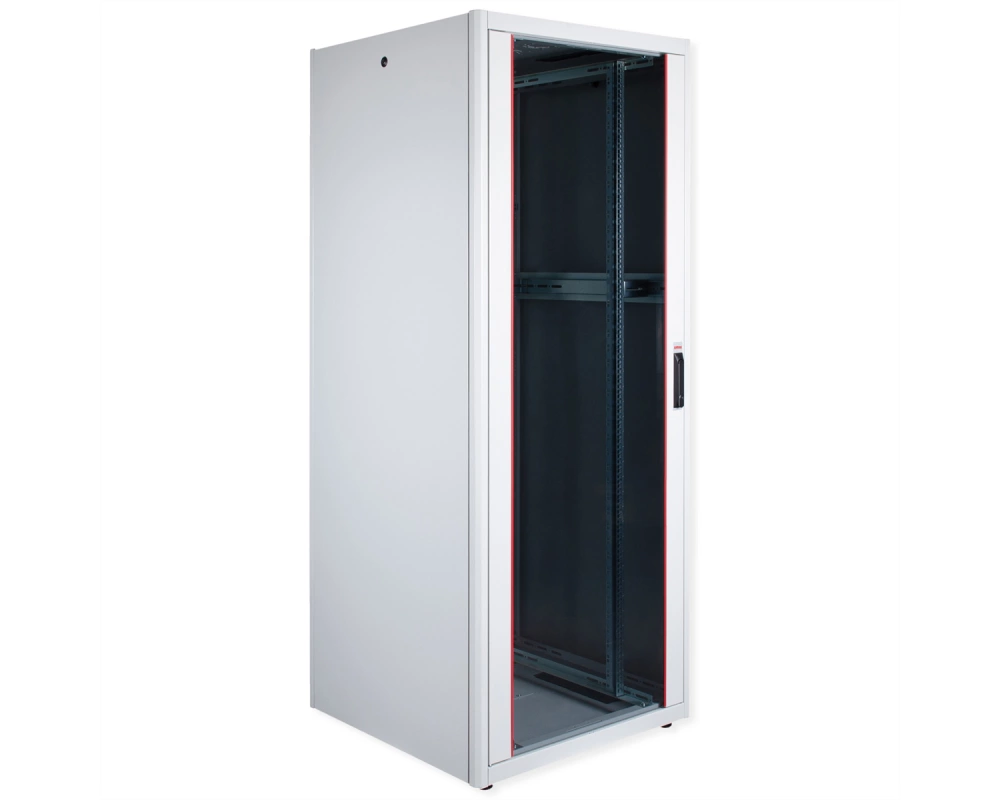ROLINE 19-Zoll Netzwerkschrank Pro 42 HE, 800x800 BxT Glastür grau