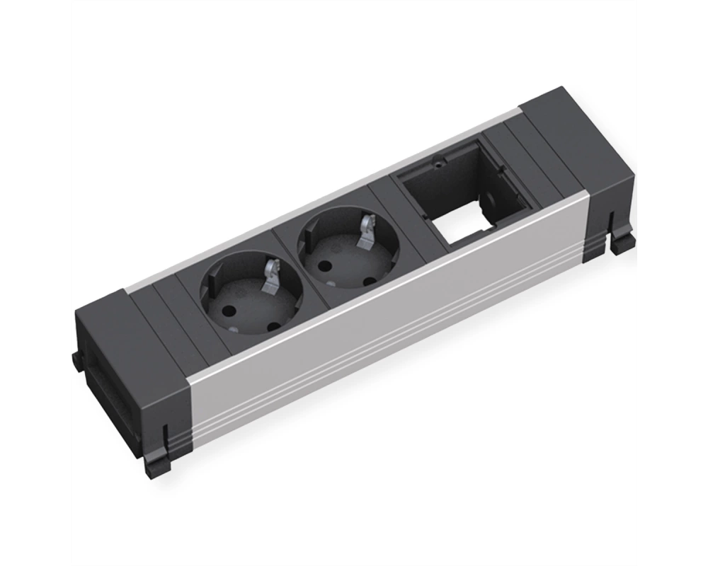 BACHMANN POWER FRAME Small 2x Schutzkontakt 1x ABD