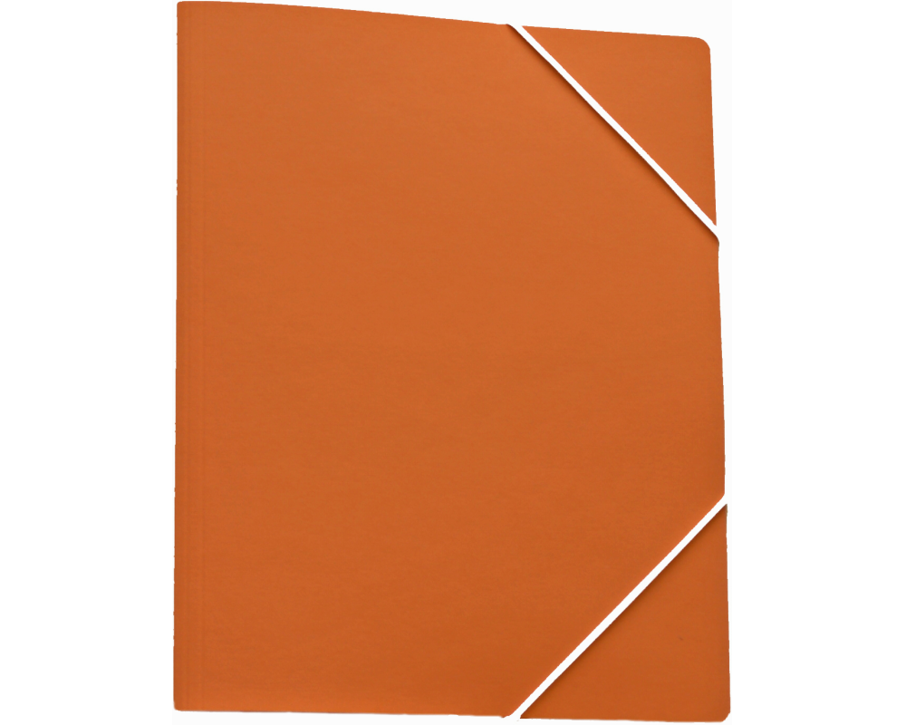 EROLA Gummibandmappe 450my A4 511 orange Karton