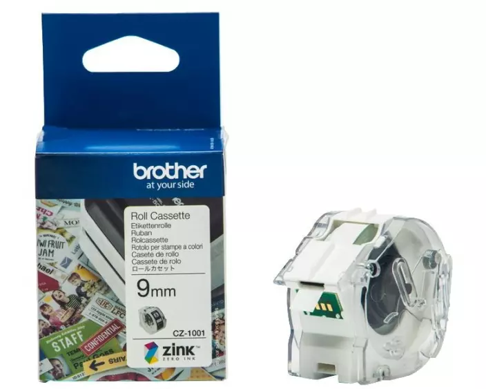 Brother Etikettenrolle CZ1001 ZINK 9 mm x 5 m