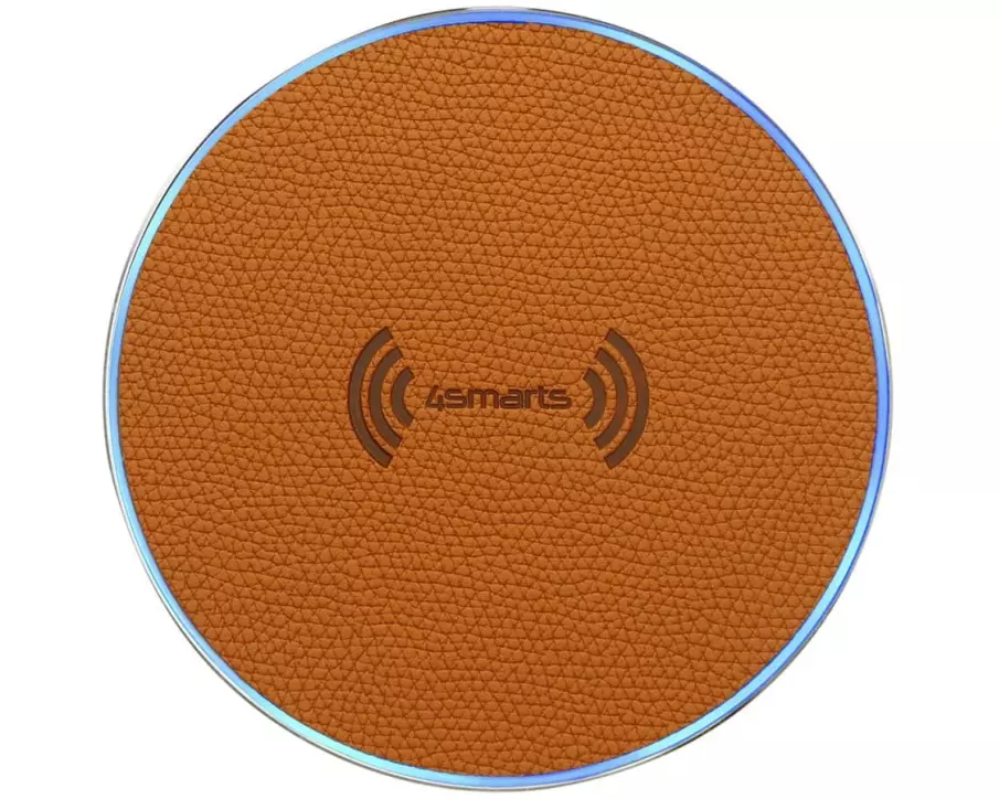 4smarts Wireless Charger VoltBeam Style 15W Braun