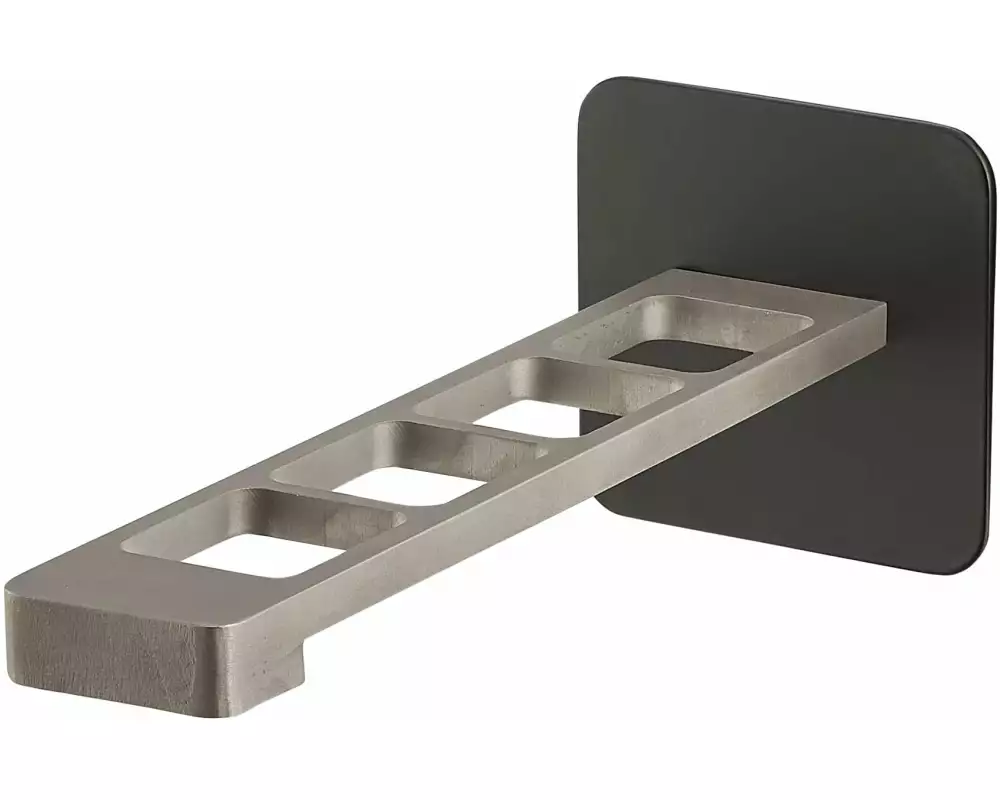 WEBERT Lavaboarmatur ONE-X Gussauslauf, Schwarz matt