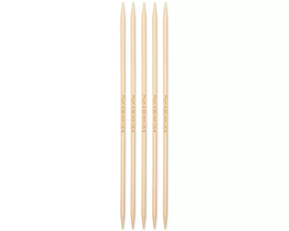 Prym 1530 Strumpfstricknadel BAMBUS 4.00 mm, 20 cm